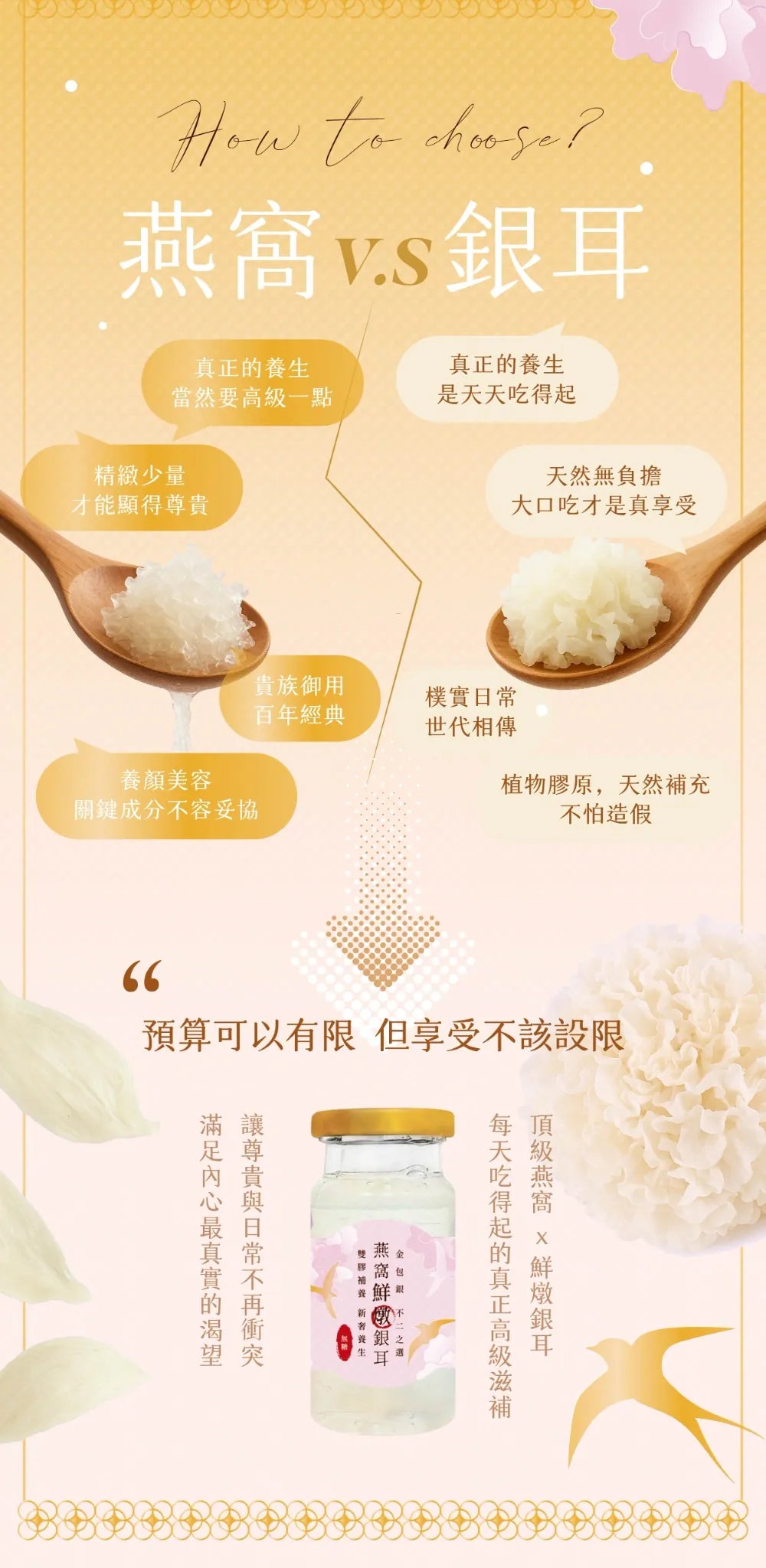 8more 【銀養雙寶組】燕窩鮮燉銀耳1盒+龜鹿雙寶葡萄糖胺飲EX 輕巧包2盒