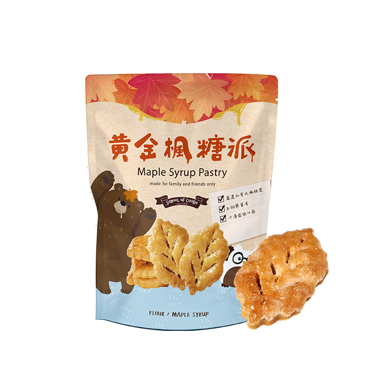台灣優格餅乾學院 黃金楓糖派(230g*包)