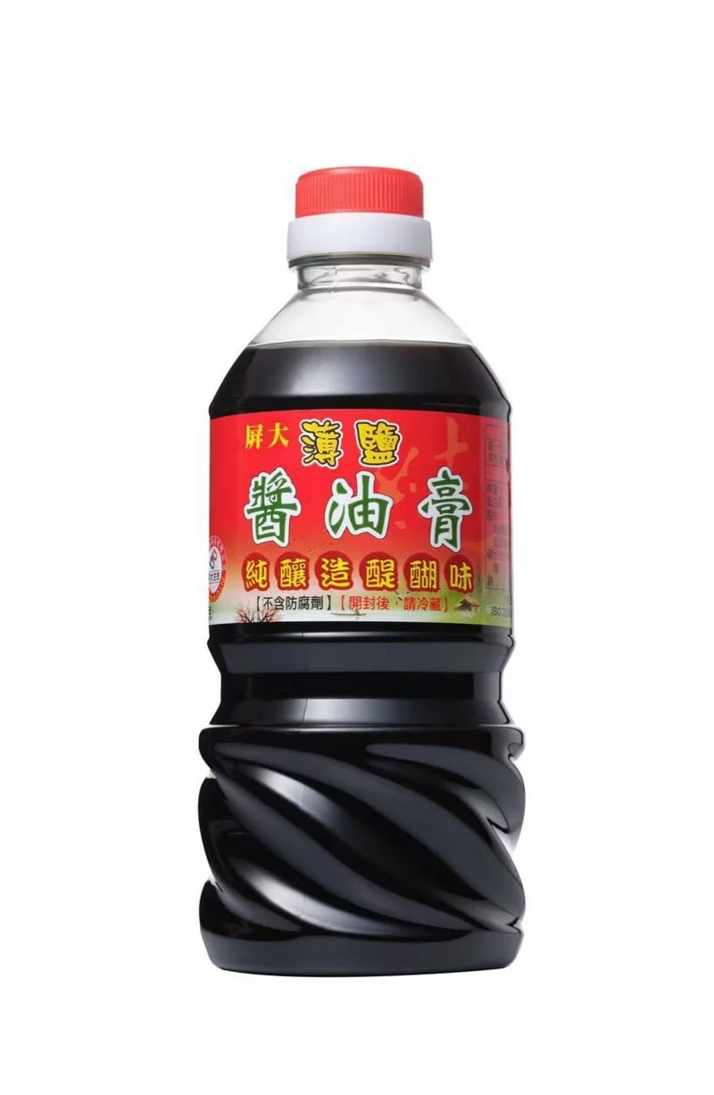 屏大薄鹽醬油膏 PD Low Sodium Soy Paste(560ml)
