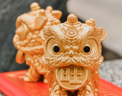 大甲鎮瀾宮 旺財雙獅(一對) Style 17688