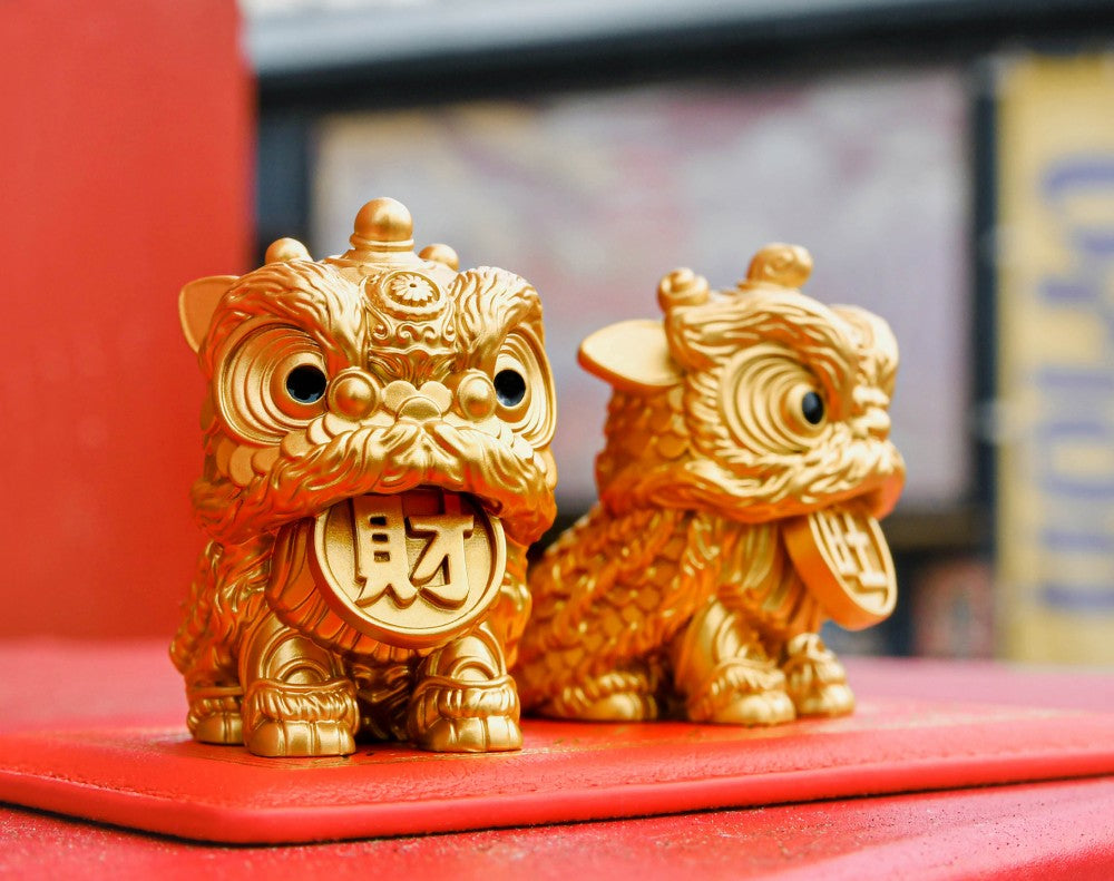 大甲鎮瀾宮 旺財雙獅(一對) Style 17688
