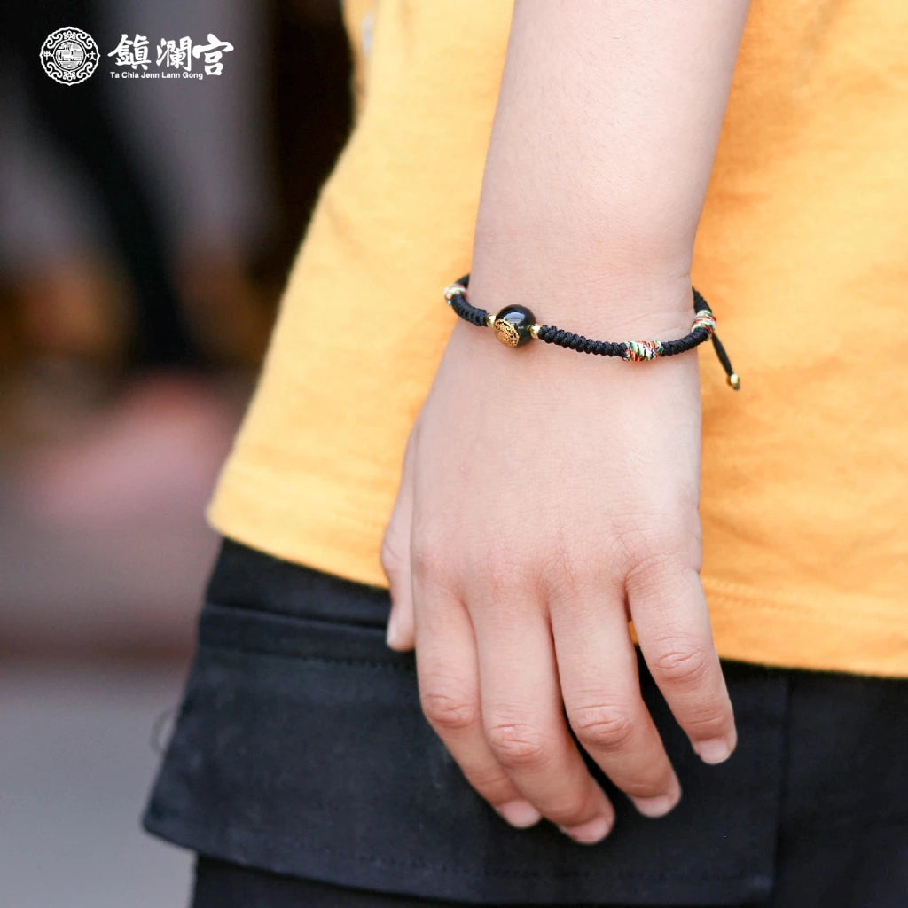 【鎮瀾宮×天后】避邪寶寶守護平安手繩｜黑色(1入)