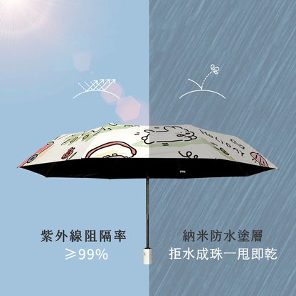 🐶狗狗日常摺疊傘 晴雨兩用 防曬 摺疊傘 自動傘 手動傘 雨傘(1個)
