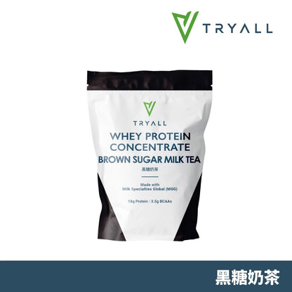 TRYALL 濃縮乳清蛋白粉 500g/袋 口味任選 濃縮/分離 乳清 蛋白 健身(500g*包)