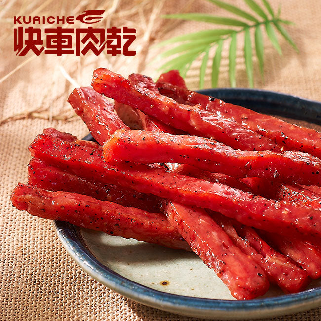 【快車肉乾】A26快車元氣條(黑胡椒)(185g*包)