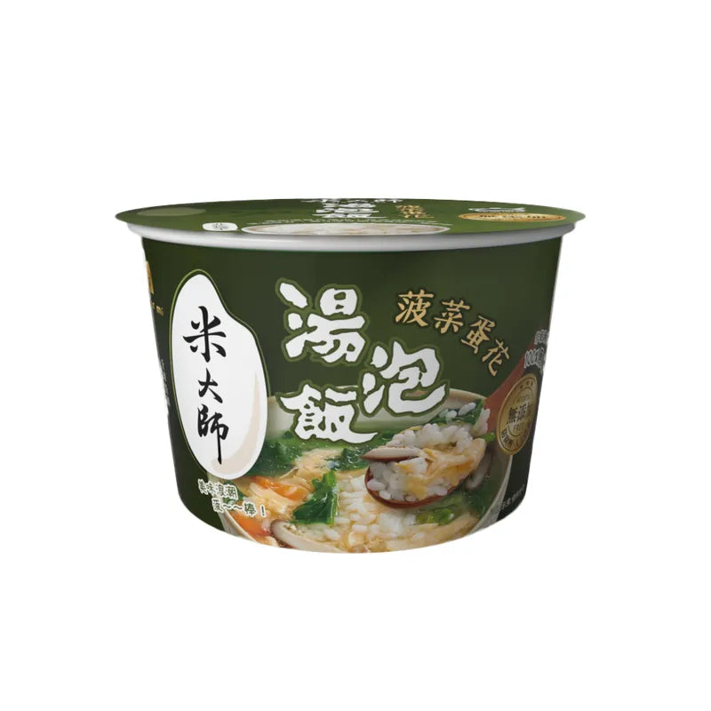 米大師 master mi 湯泡飯-菠菜蛋花 (12碗/箱)