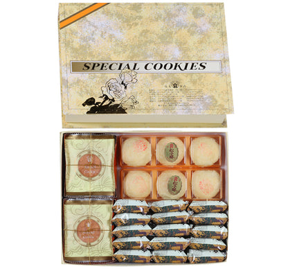 俊美綜合禮盒- 鳳梨酥、杏仁片、松子酥 系列 Juimei Gift Set Pineapple、Almond Cookies、Pine Nut Pastry