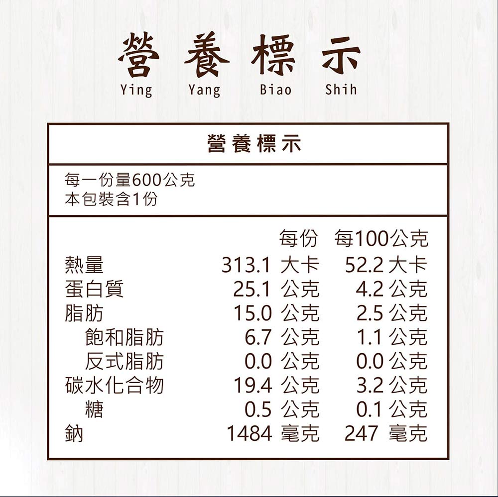 十味觀四神湯 ShiWeiGuan Sishen Soup(600g)