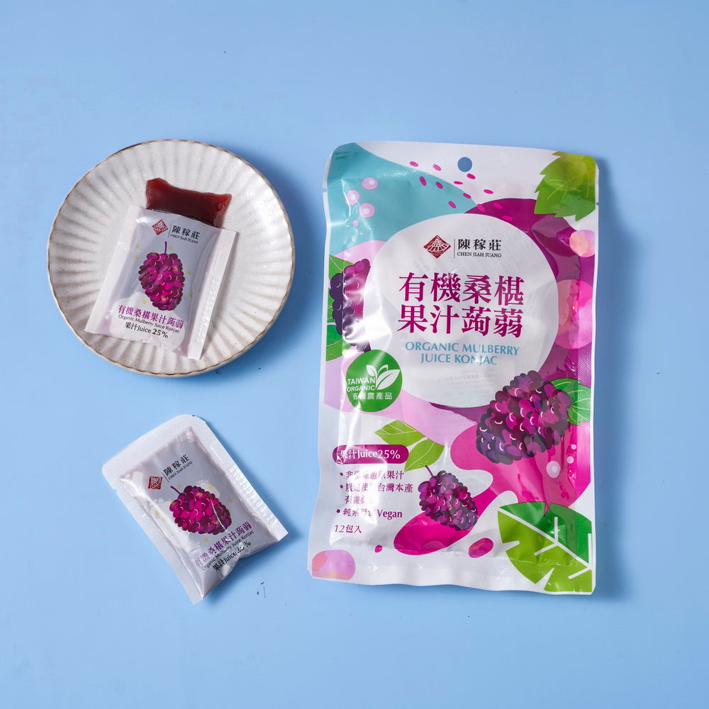 陳稼莊 有機果汁蒟蒻系列 Chen Jiah Juang Organic Juice Konjac