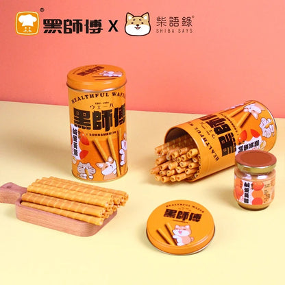 黑師傅捲心酥 柴語錄x生發號黃金鹹蛋黃 Shiba Says x Sheng Fa Hao Golden Salted Egg Yolk(400g)