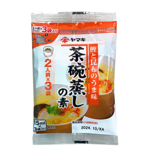 日本 YAMAKI 茶碗蒸高湯 茶碗蒸 高湯 調味汁 蒸蛋(15ml*3入/2包共6入)