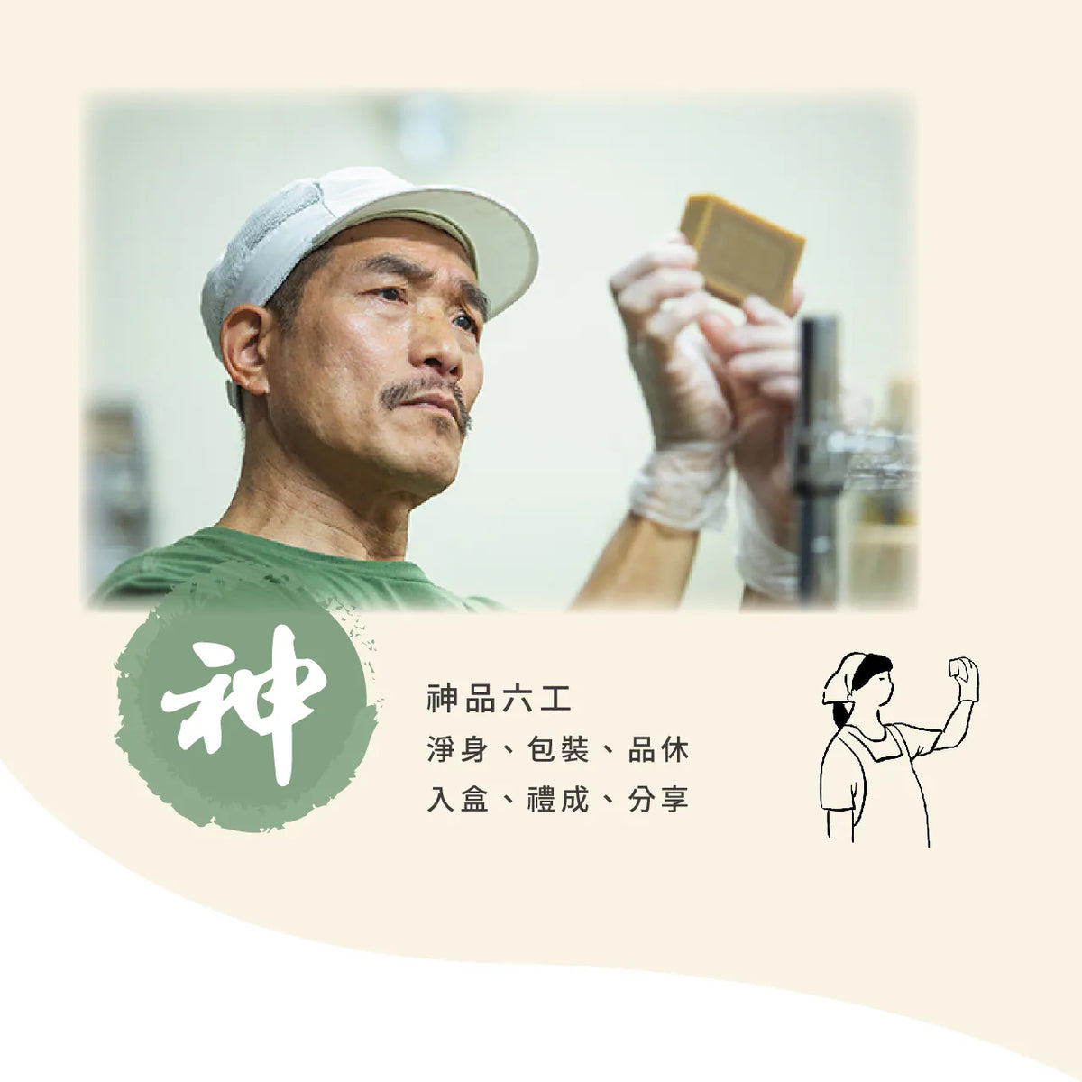 【鎮瀾宮】平安．爐丹艾草皂(1入)