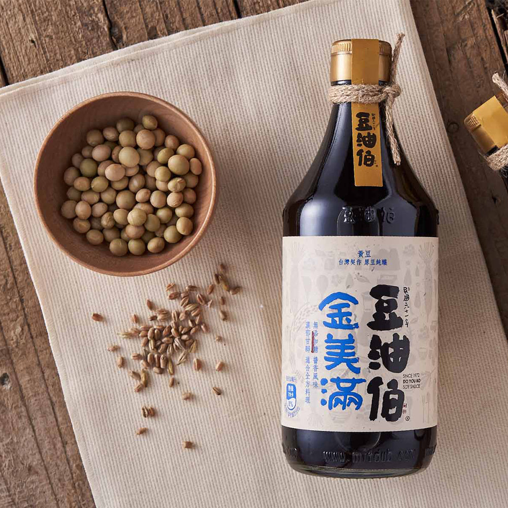 豆油伯｜無添加糖金美滿釀造醬油 DYB Smile Naturally Brewed Soy Sauce(500ml)