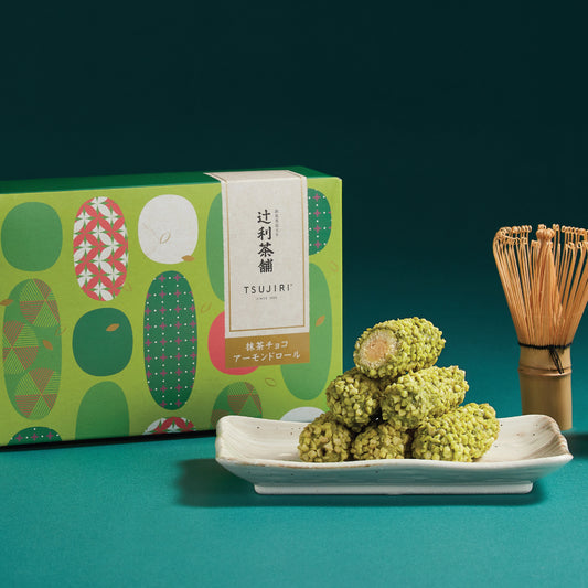 TSUJIRI® 辻利茶舖 辻利抹茶杏仁捲10入 ｜新年禮盒
