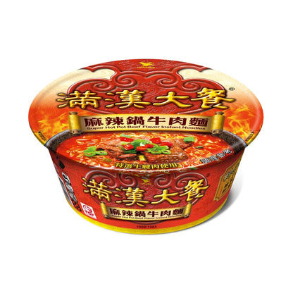 滿漢大餐 麻辣鍋牛肉麵紙碗(特款商品)(204g)