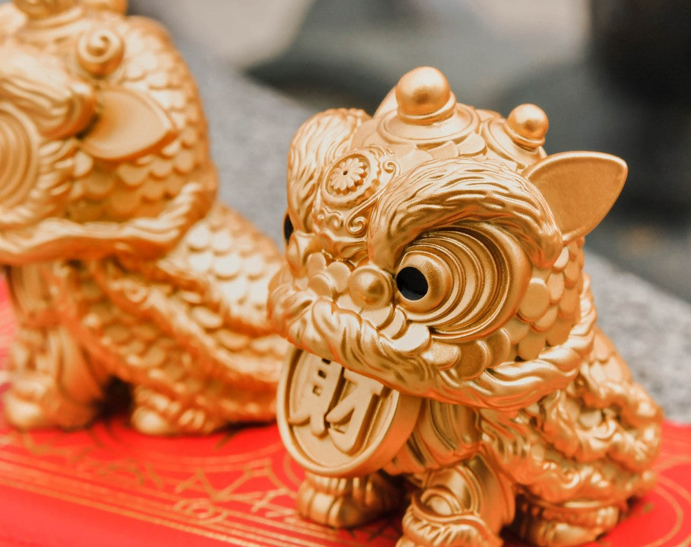 大甲鎮瀾宮 旺財雙獅(一對) Style 17688