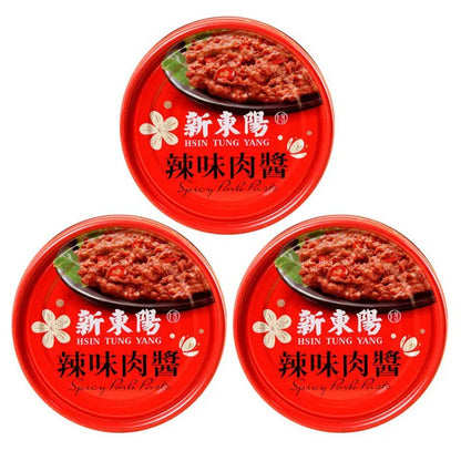 新東陽 辣味肉醬 HsinTungYang Pork Paste Spicy(3入)