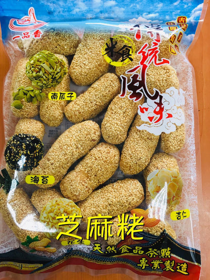 台中一品香麻粩系列 TaiChung YiPingXiang Rice Puff(400g)