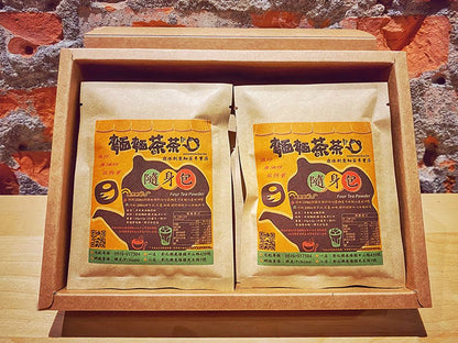 【麵麵茶茶】創意麵茶本店 - 麵茶隨身包禮盒｜台灣鹿港伴手禮 MenMenChaCha Flour Tea Powder Single Packs(12入)