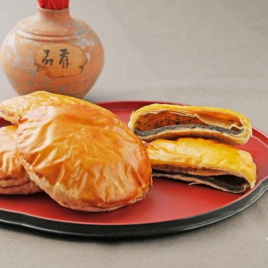 卡但屋 公婆餅 (鹹) 蒜味 五辛素 (12入 & 18入)