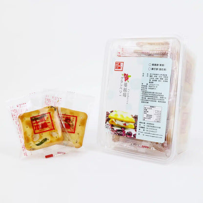 牛軋本舖 牛軋糖夾心餅-16片裝-青蔥餅-蔓越莓(16片*盒)