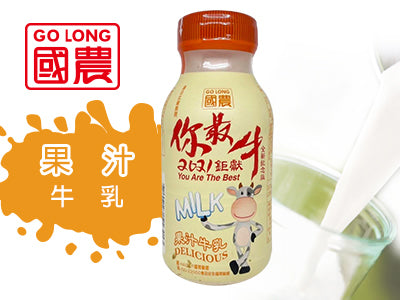 國農果汁牛乳 Golong Juice Milk Flavor(6入)