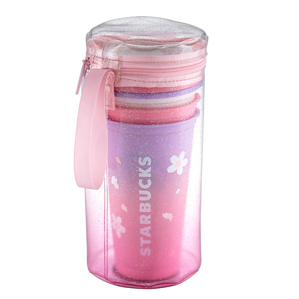 星巴克 春櫻花舞隨行杯組 StarBucks Spring Cherry Blossom Dance Travel Cups Set