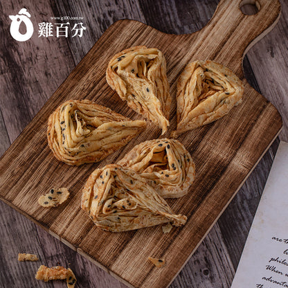 雞百分 冰滴蛋捲 - 芝麻(160g*盒)