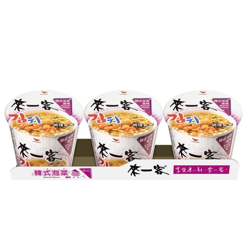 來一客杯麵 韓式泡菜 One More Cup Instant Noodle Korean Kimchi(3入)