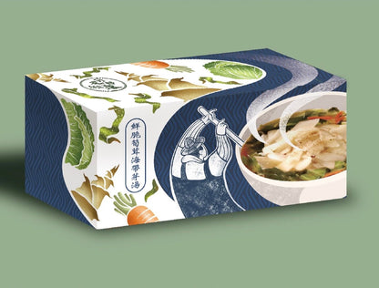 筍友部落鮮脆筍茸海帶芽湯純素 Bamboo Tribe Fresh Crisp Bamboo shoots with seweeds Soup(6入)