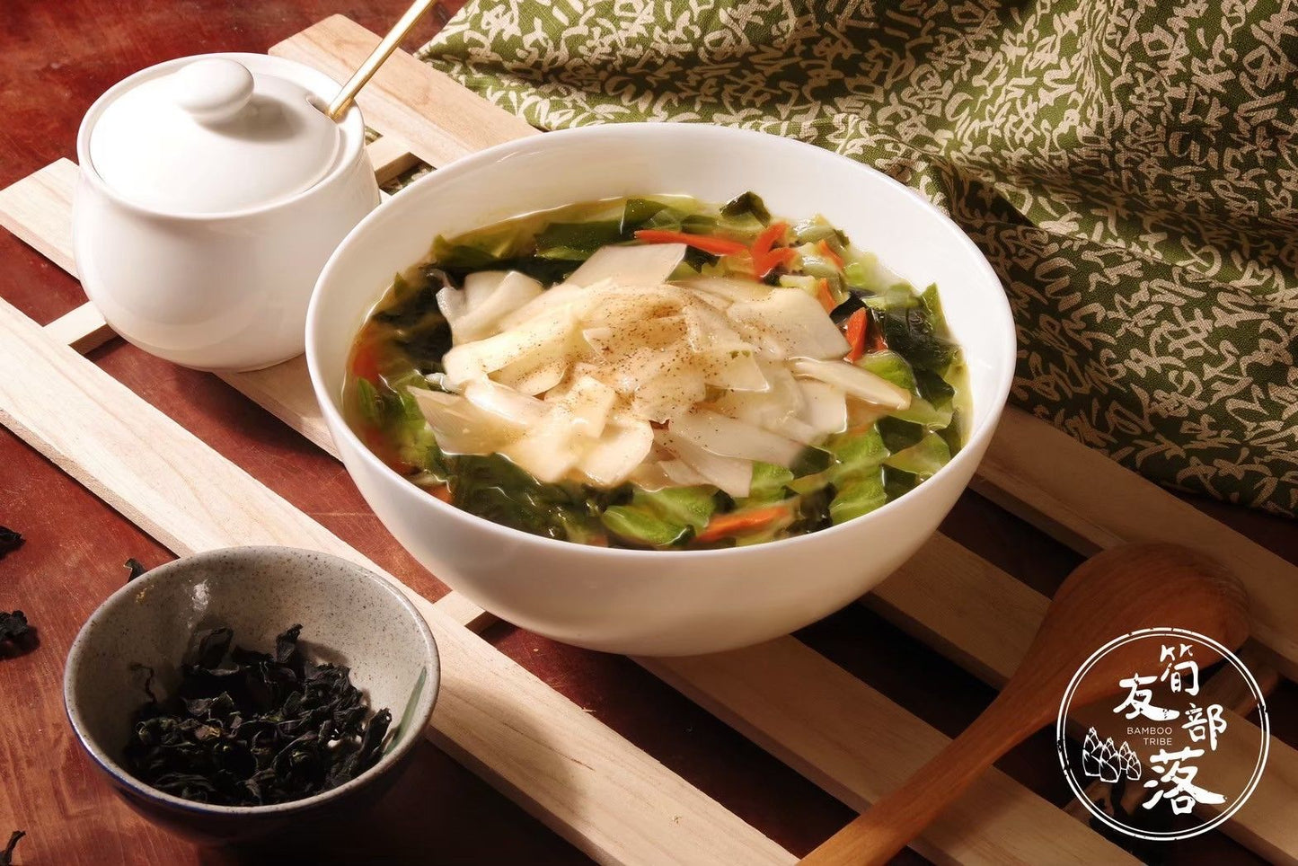 筍友部落鮮脆筍茸海帶芽湯純素 Bamboo Tribe Fresh Crisp Bamboo shoots with seweeds Soup(6入)